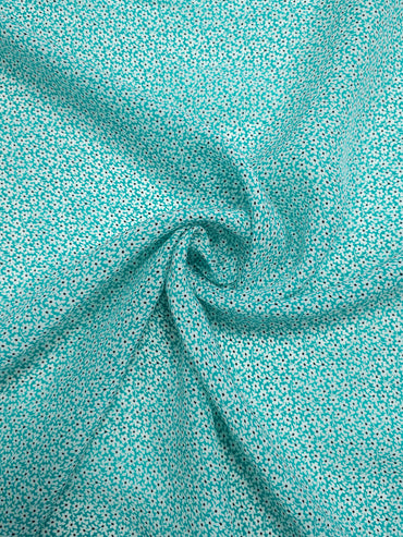 Light Teal Daisy Cupro