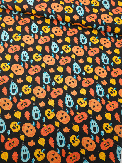 Ghost Pumpkins 100% Cotton