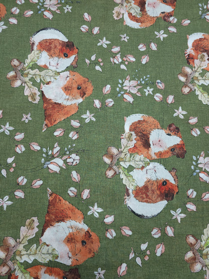 Khaki Autumn Guinea Pig 100% Cotton 102"