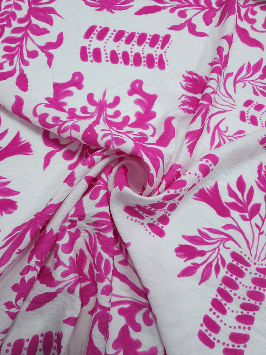 Hot Pink Tribal Floral Modal