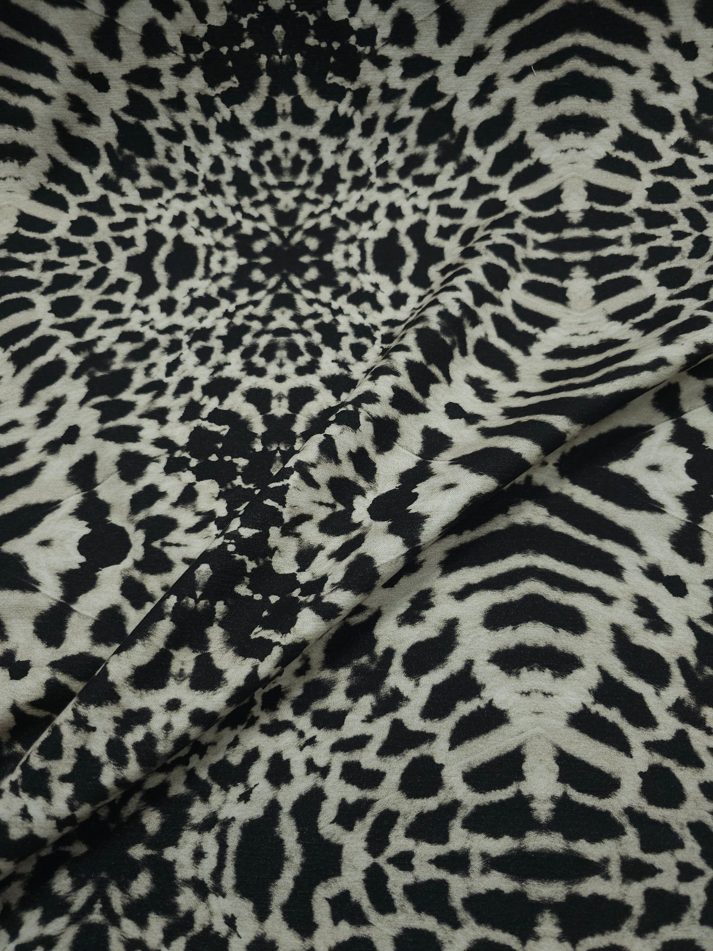 Animal Print Abstract Soft Cotton Sateen Stretch