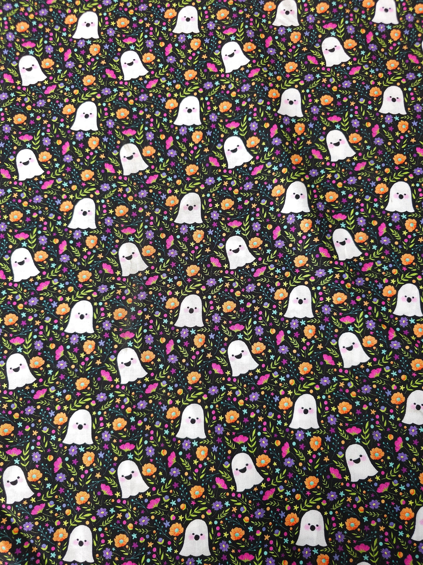 Floral Ghost Party 100% Cotton