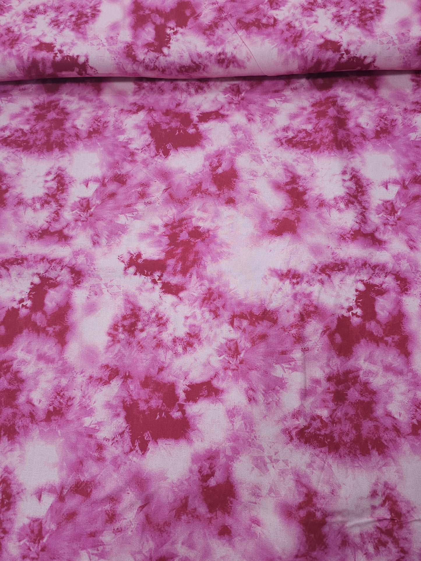 Pink/White Smokey Marble 100% Cotton