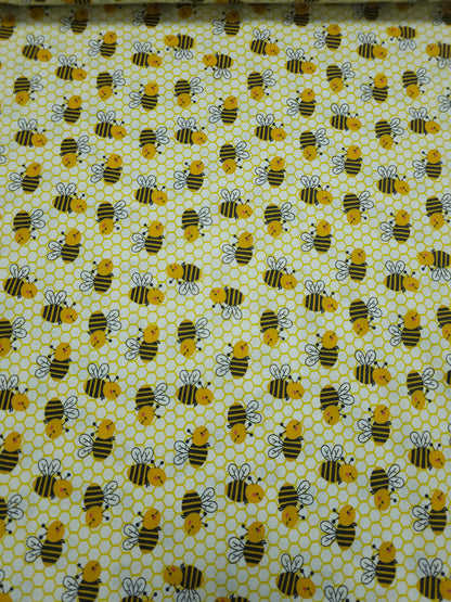 Baby Honey Bees 100% Cotton