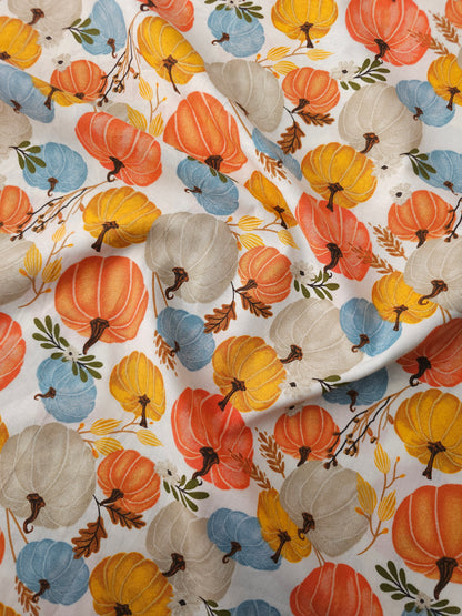 Vintage Pumpkin Patch 100% Cotton