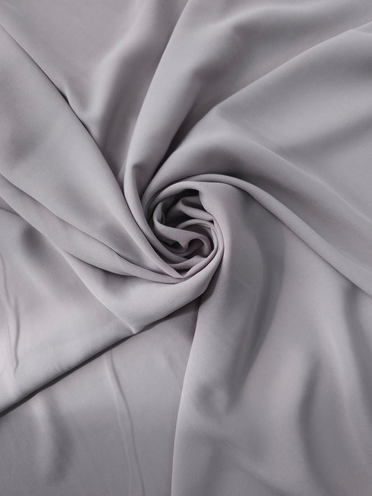 Grey Viscose Crepe