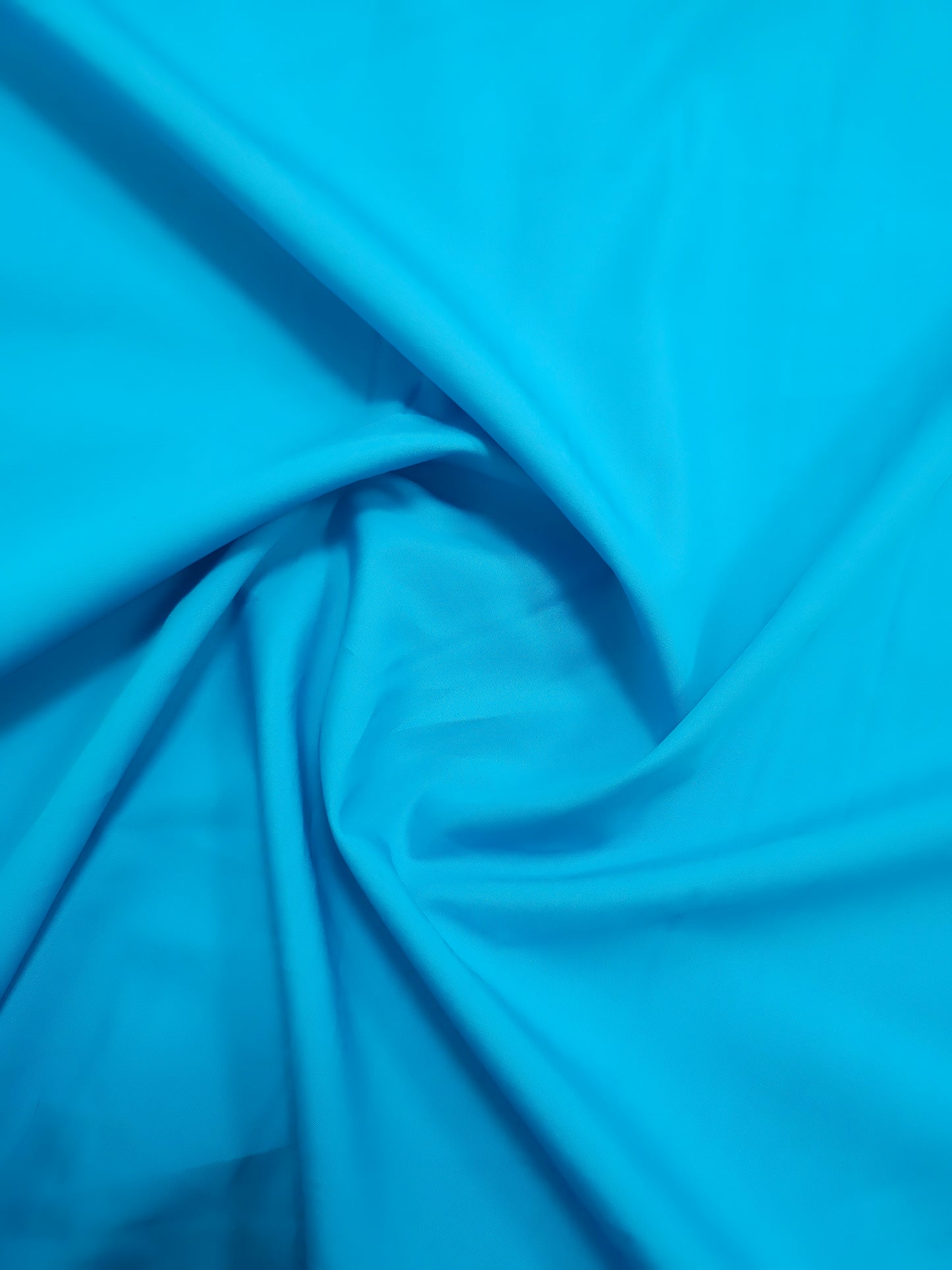 Bright Blue Cotton Poplin