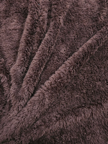 Brown Soft Shaggy Fleece