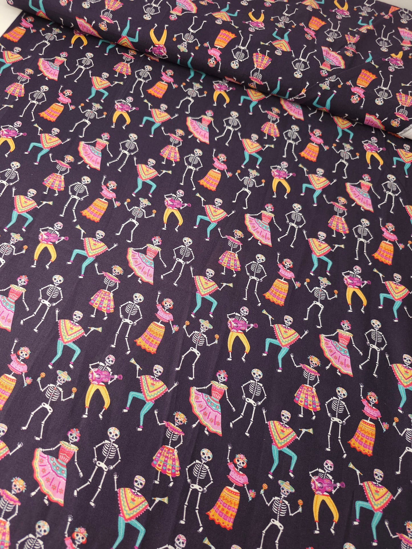 Dancing Skeleton 100% Cotton