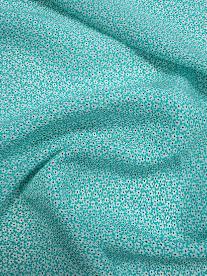 Light Teal Daisy Cupro