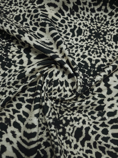 Animal Print Abstract Soft Cotton Sateen Stretch