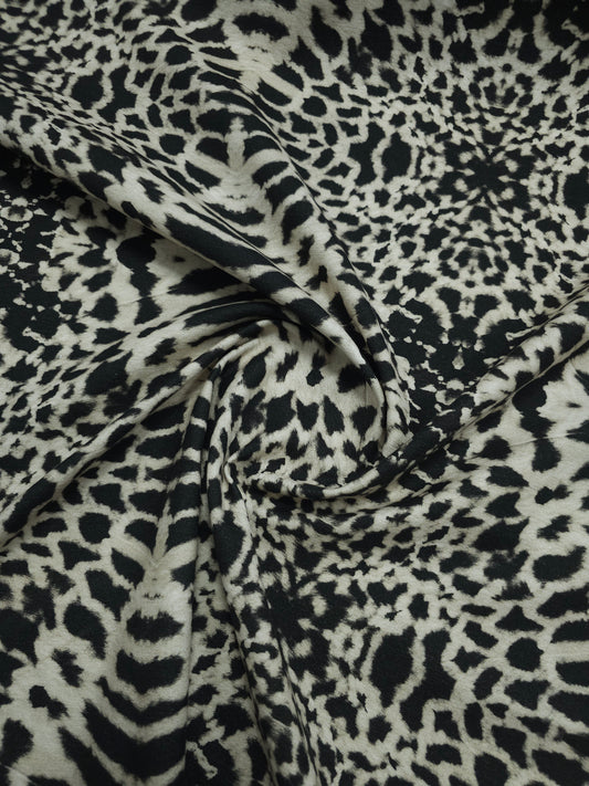 Animal Print Abstract Soft Cotton Sateen Stretch