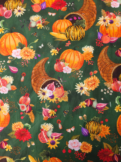 Pumpkin Harvest Festival 100% Cotton - Robert Kaufman