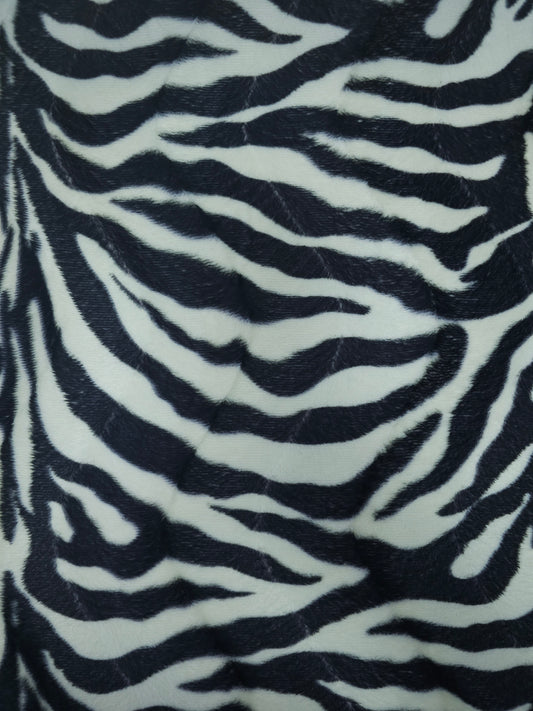 Zebra Stripe Lightweight Velvet