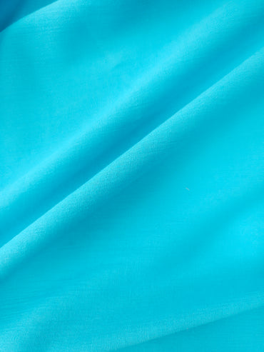 Light Blue Crinkle Cotton