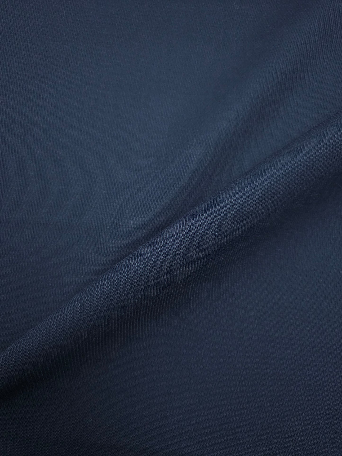 Dark Navy Twill Mediumweight Wool