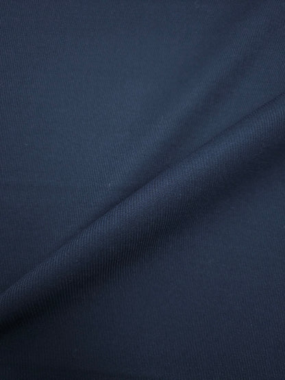 Dark Navy Twill Mediumweight Wool