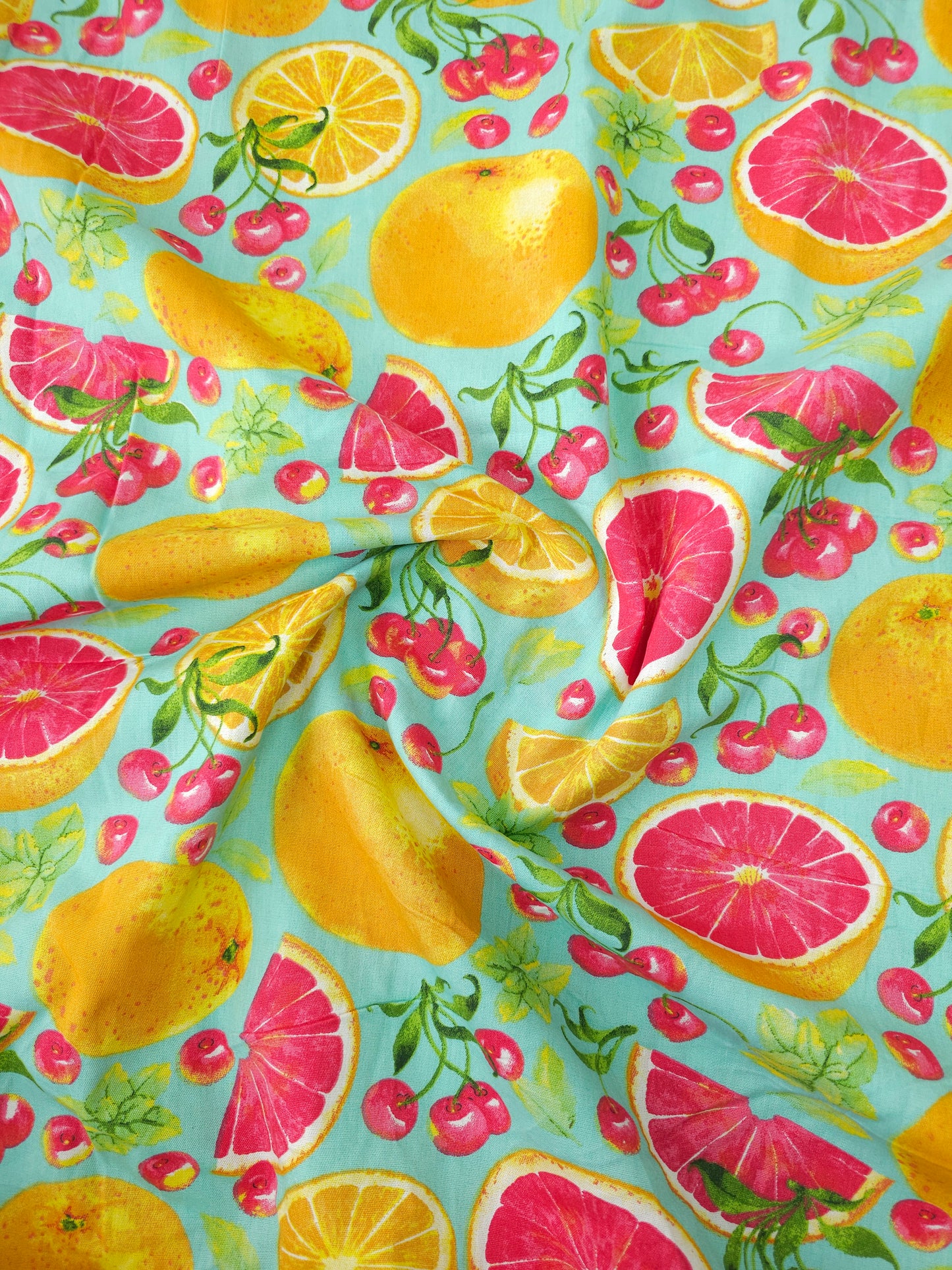 Cherry Grapefruit 100% Cotton