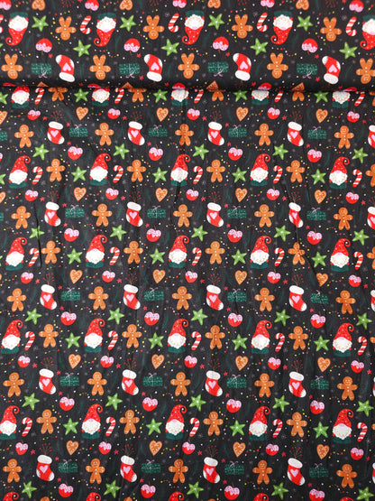 Gingerbread Party 100% Cotton