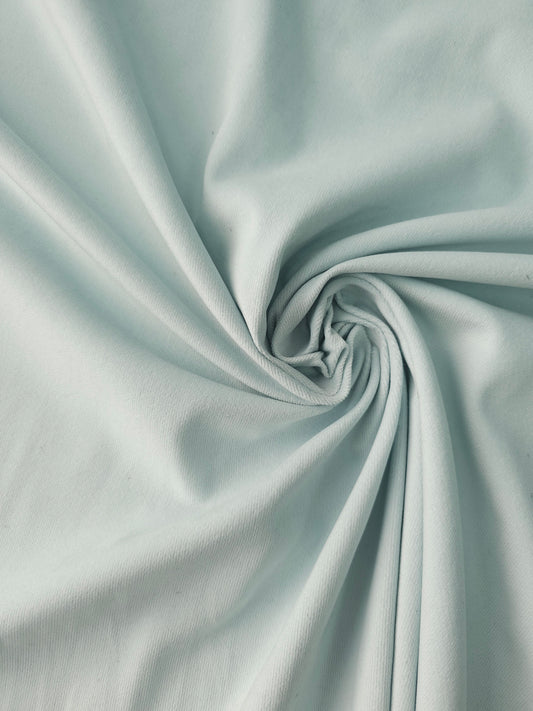 Light Blue Cotton Velvet