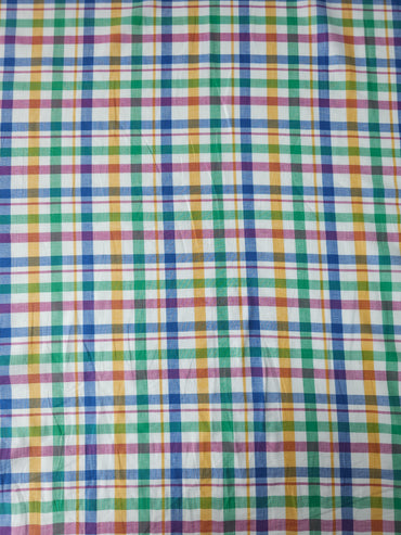 Multicolour Tartan Lightweight Cotton