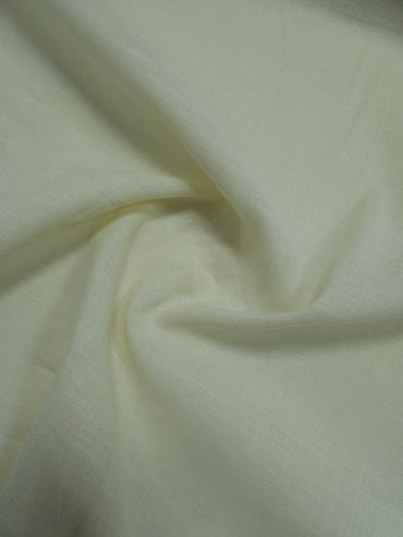 Cream Slub Look Linen