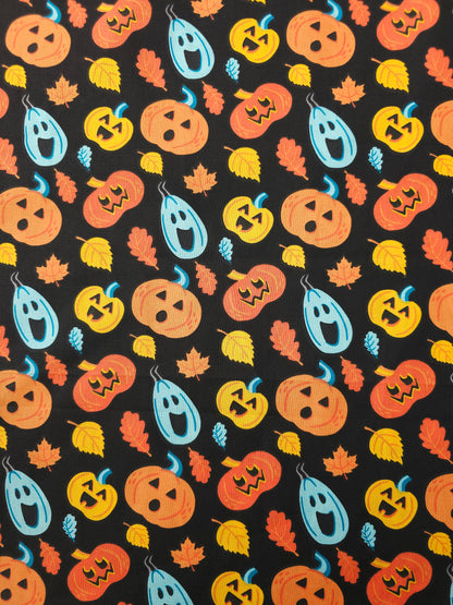 Ghost Pumpkins 100% Cotton