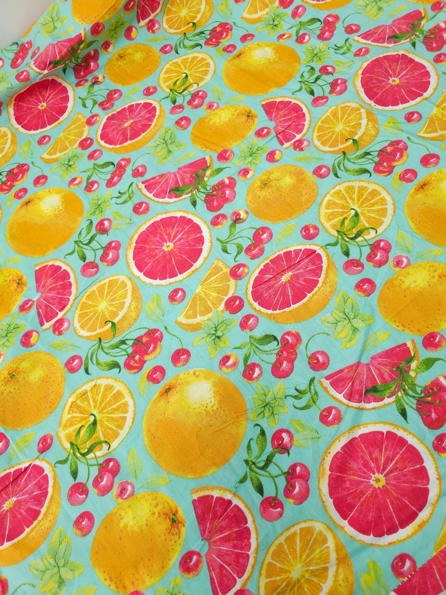 Cherry Grapefruit 100% Cotton