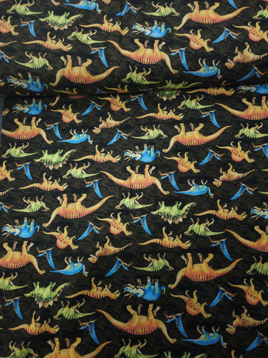 Retro Dinosaur 100% Cotton