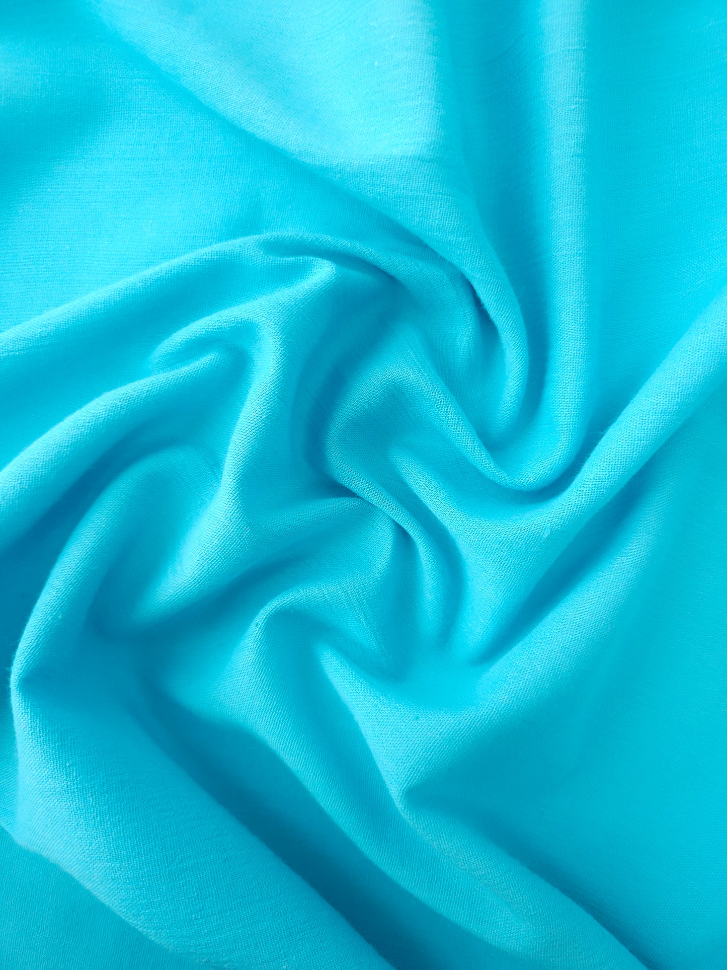 Light Blue Crinkle Cotton