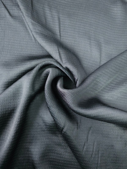 Black Track Viscose Satin Jacquard