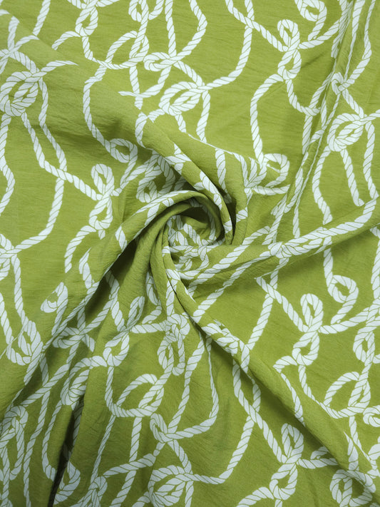 Pistachio Green Rope Knot Modal