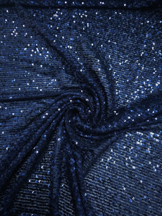 Indigo Navy Stripe Sequin