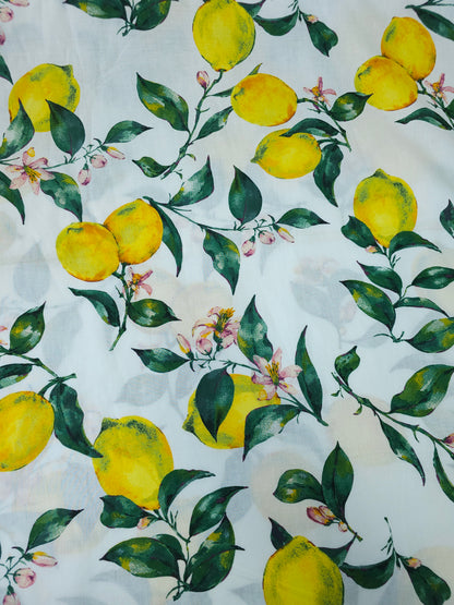 White Lemon Branch 100% Cotton