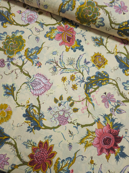 Vintage Floral Twine 100% Cotton 106"