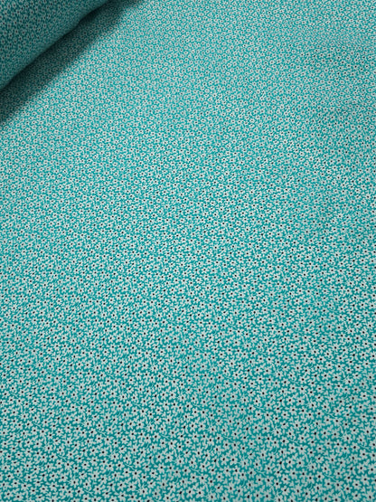 Light Teal Daisy Cupro