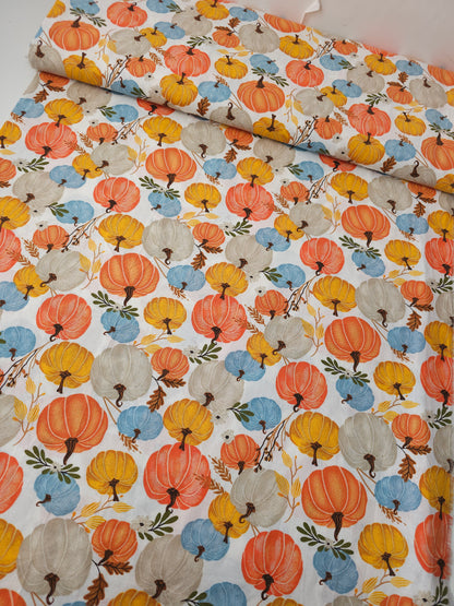 Vintage Pumpkin Patch 100% Cotton