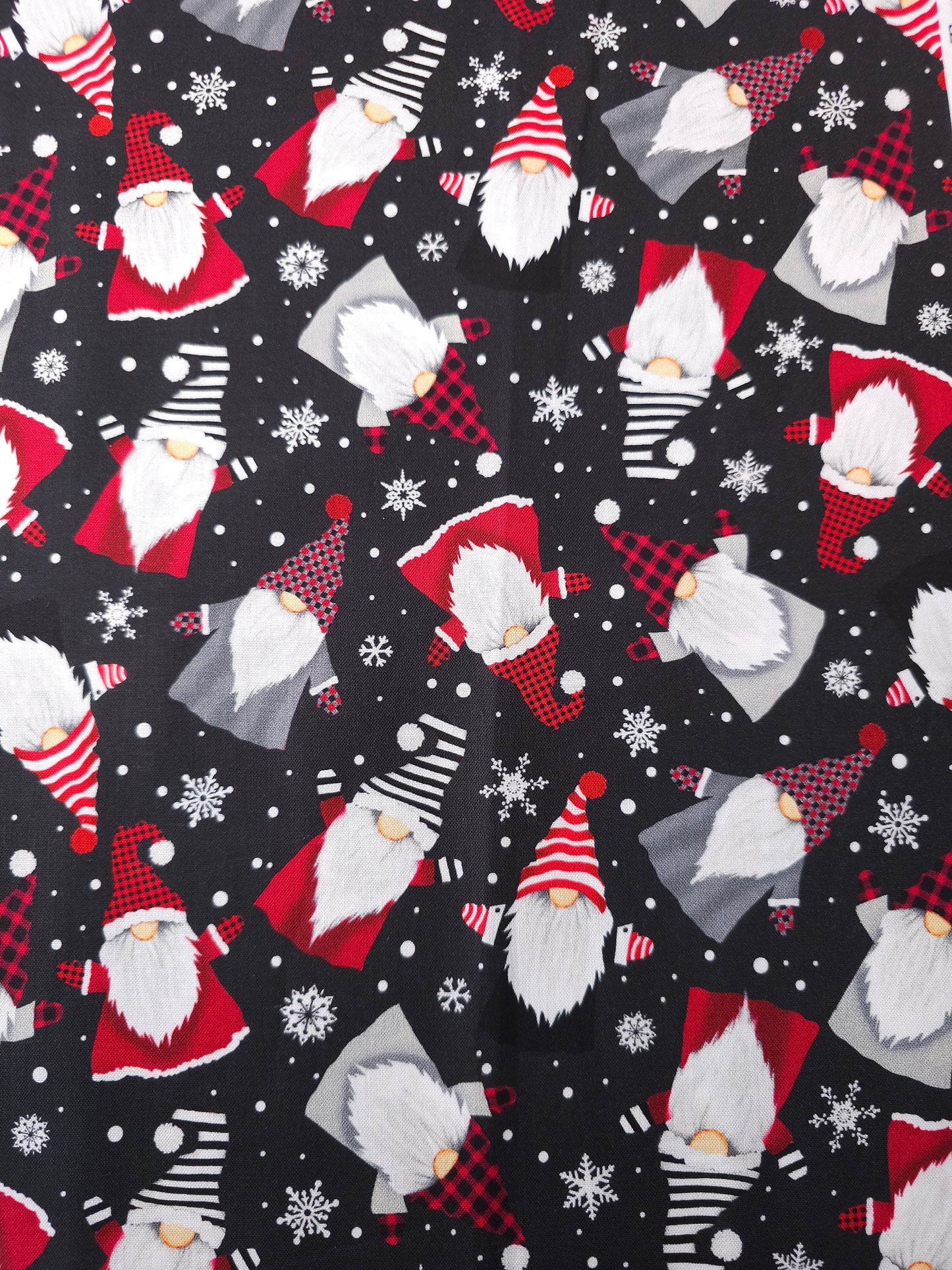 Santa Gnome 100% Cotton