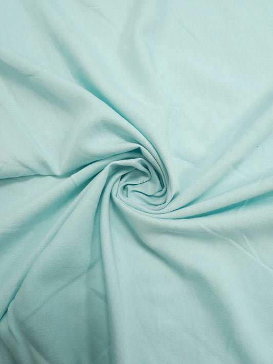 Mint Blue Viscose Linen