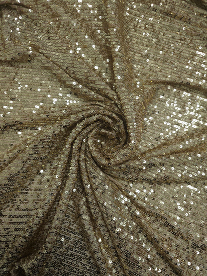 Light Gold Stripe Sequin