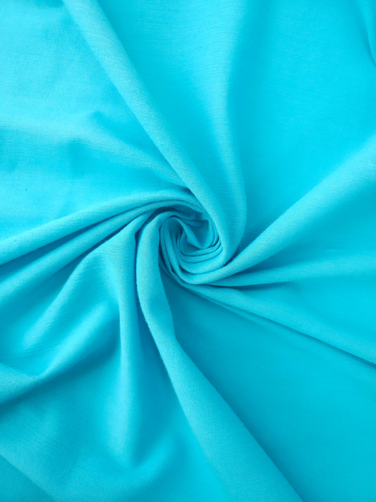 Light Blue Crinkle Cotton