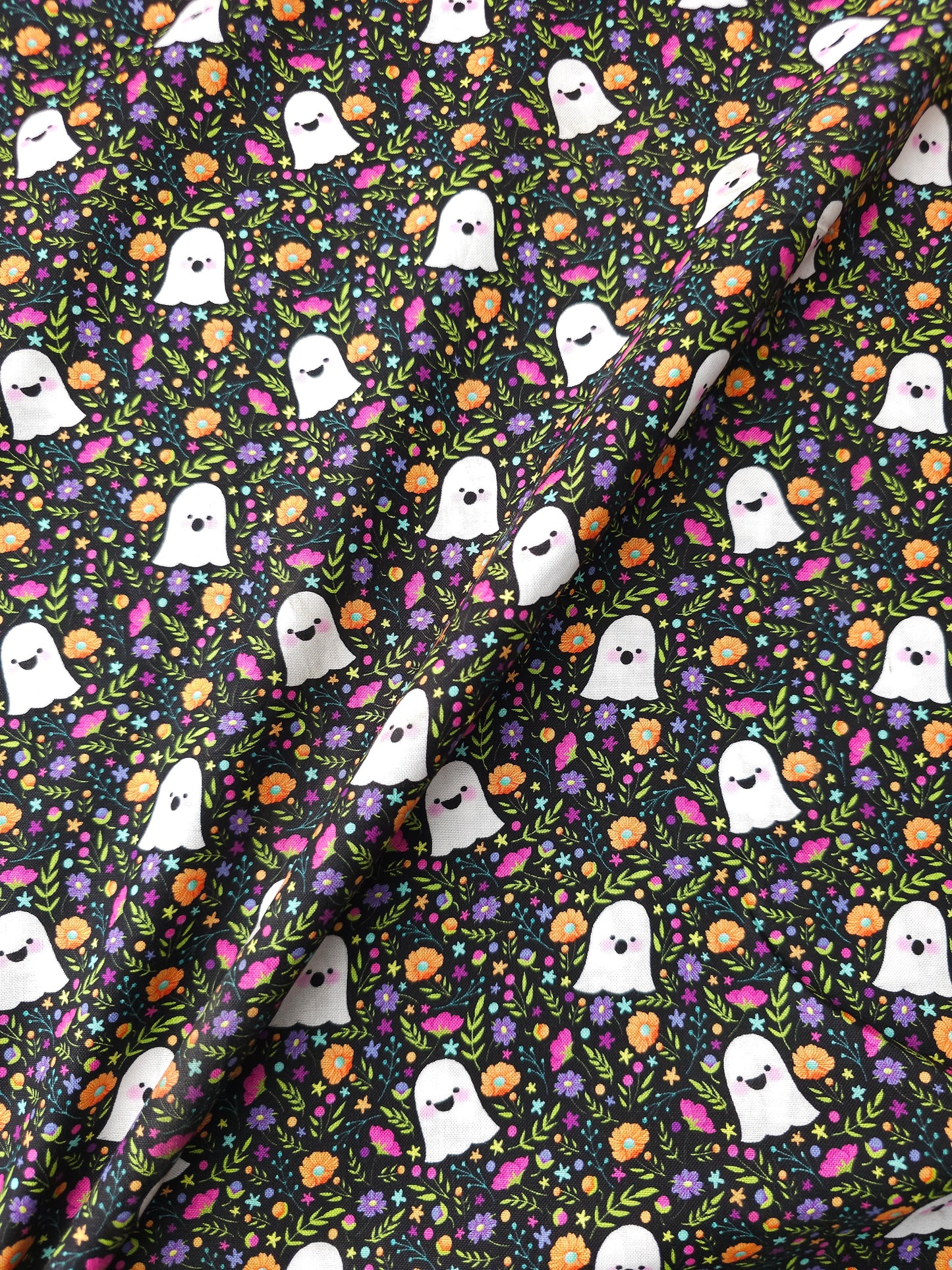 Floral Ghost Party 100% Cotton