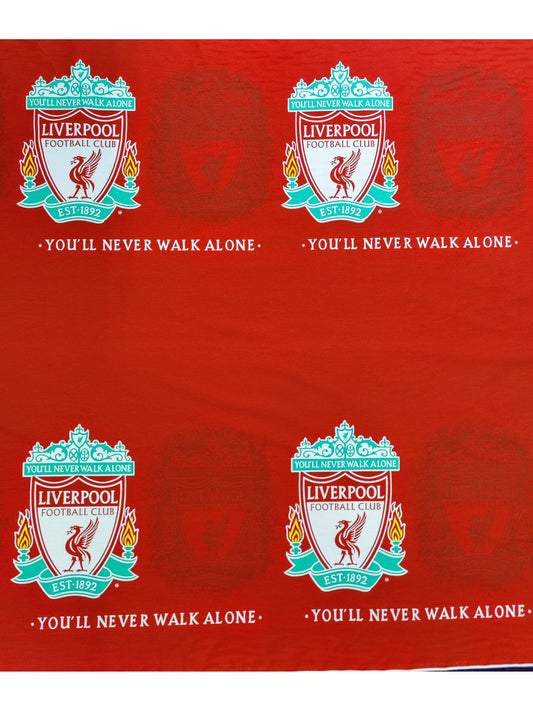 Liverpool Football Club Fabric - 60" - 100% Cotton